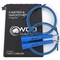 WOD Nation Adjustable Speed Jump Rope For Men, Women & Children - Blazing Fast Fitness Skipping Rope Perfect for Boxing, MMA, Endurance - Blue